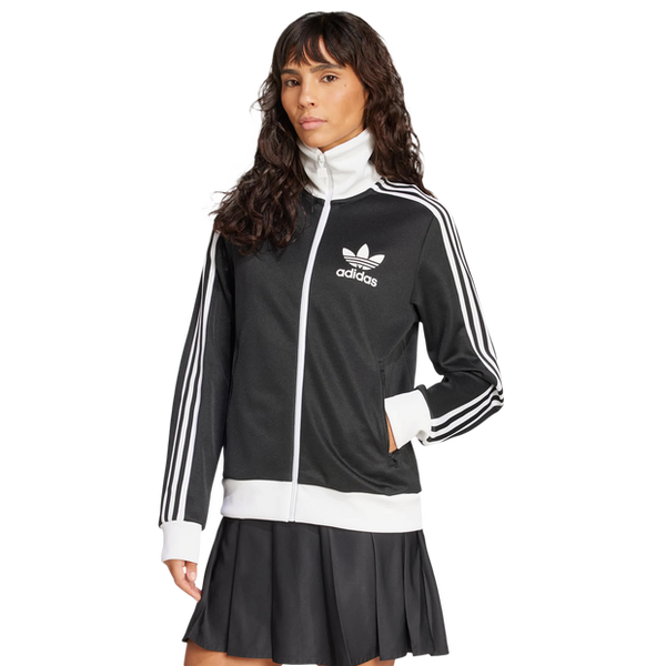 Adidas Heritage Sports Jacket Track Tops Cotton Jersey Black