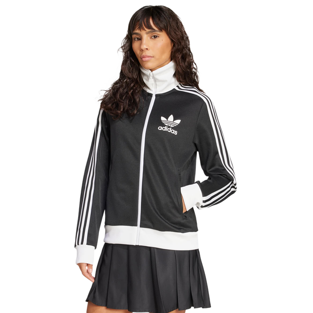 Adidas Heritage Sports Jacket Track Tops Cotton Jersey Black