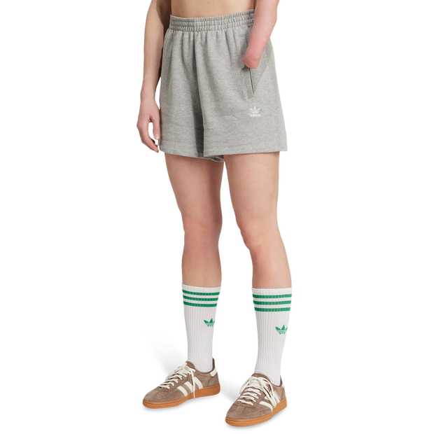 Adidas Terry Shorts Cotton Jersey Grey