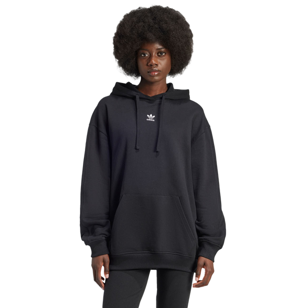 Adidas Terry Hoodies Cotton Jersey Black