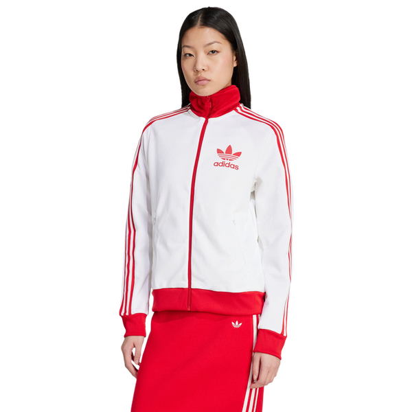 Adidas Heritage Sports Jacket Jackets Cotton Jersey White