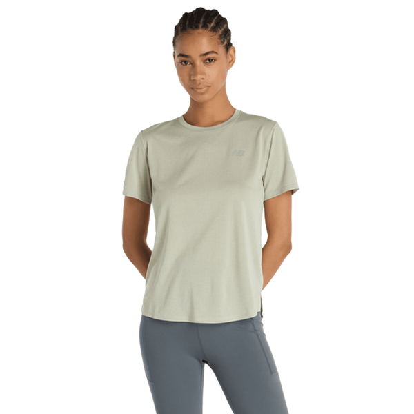 New Balance Athletics T Shirt T Shirts Poly Jersey Green