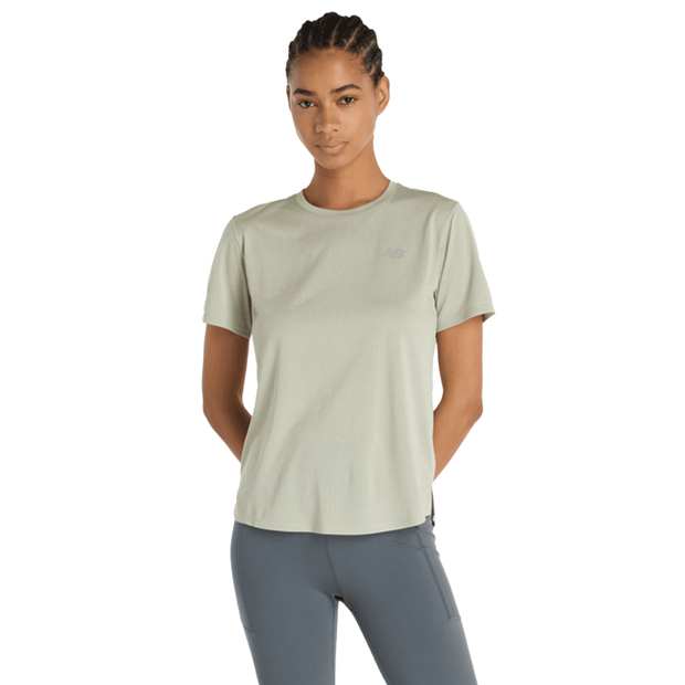 New Balance Athletics T Shirt T Shirts Poly Jersey Green