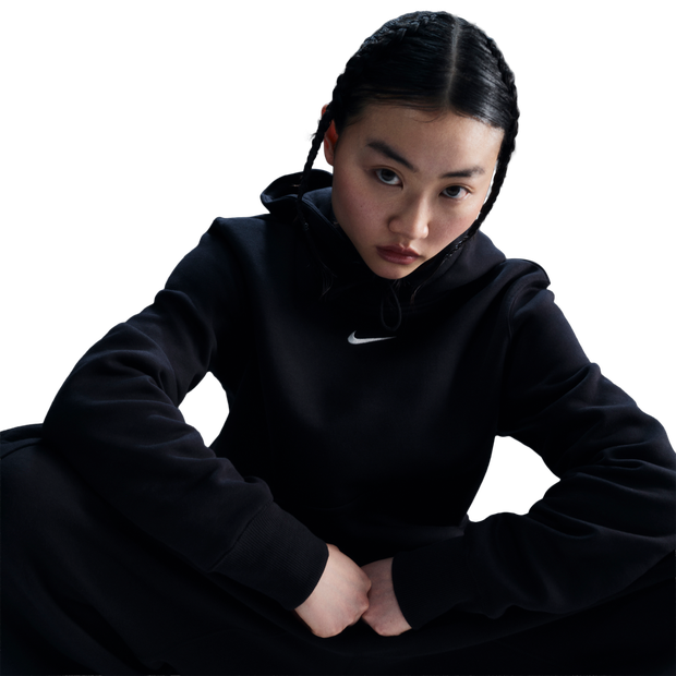 Nike Sportswear Hoodies Cotton Jersey Black