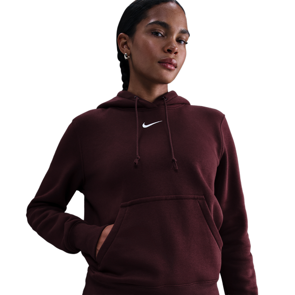 Nike Sportswear Hoodies Cotton Jersey Red