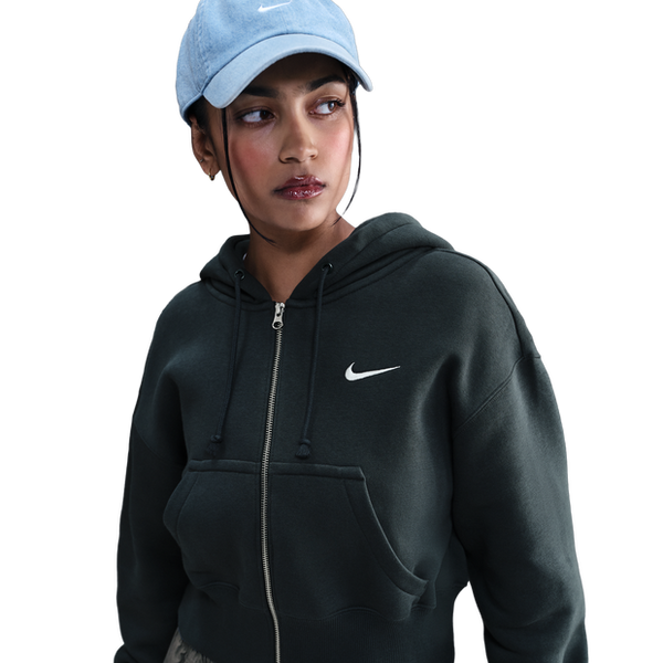 Nike Sportswear Hoodies Cotton Jersey Green