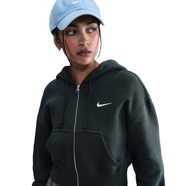 Nike Sportswear Hoodies Cotton Jersey Green