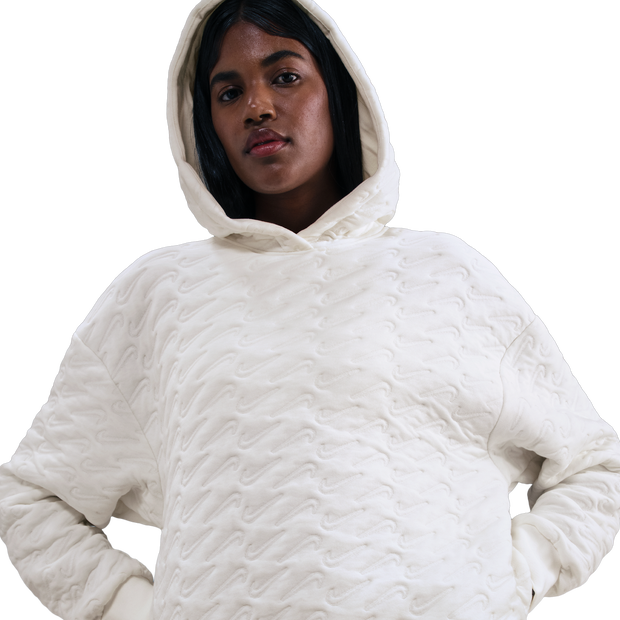 Nike Sportswear Hoodies Cotton Jersey White