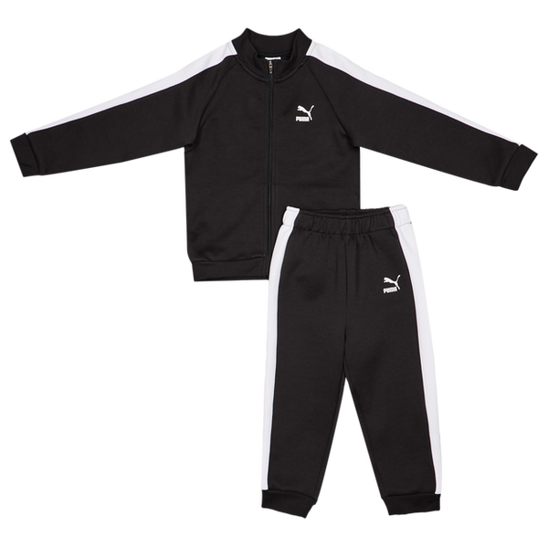 Puma Minicats T7 Iconic Tracksuits Black