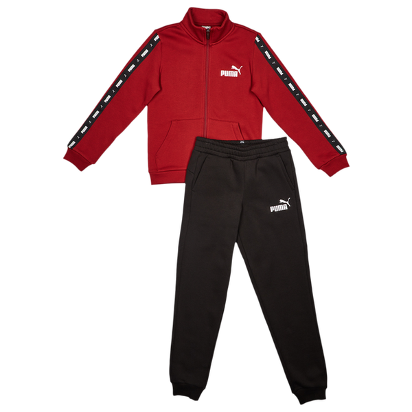 Puma Tape Sweat Tracksuits Red