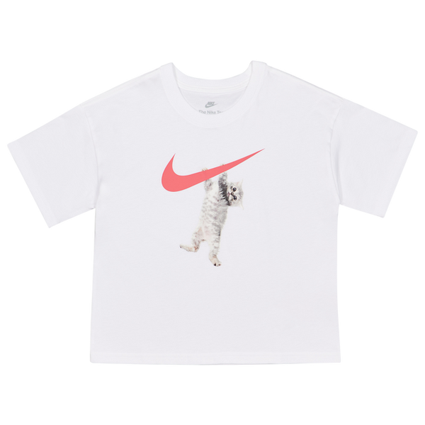 Nike Boxy Hang In There T-Shirts White