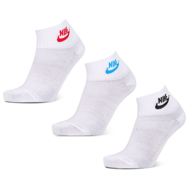 Nike Everyday Essential Ankle 3 Pack Unisex Socks Cotton Black