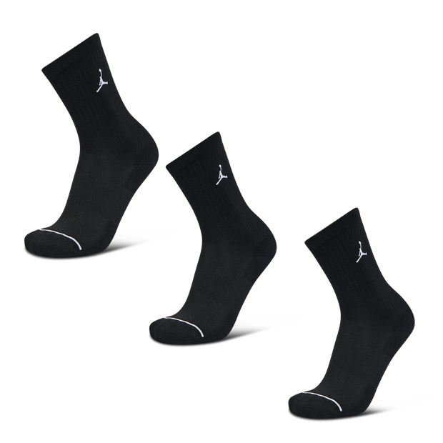 Jordan Everyday Max Crew 3 Pack Unisex Socks Black