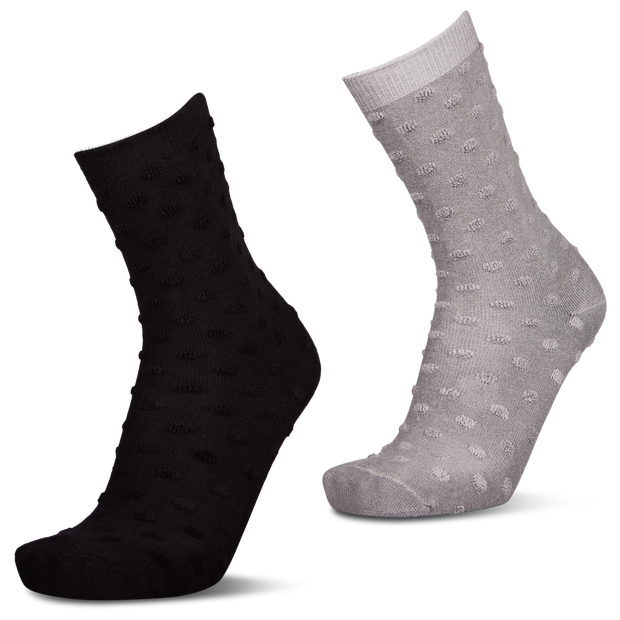Foot Locker Crew 2 Pack Unisex Socks Cotton Black