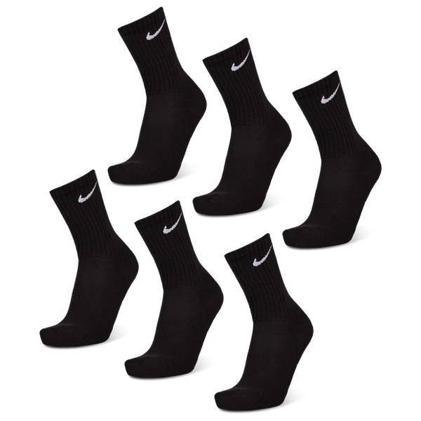 Nike Everyday Cushioned Crew 6 Pack Socks Black