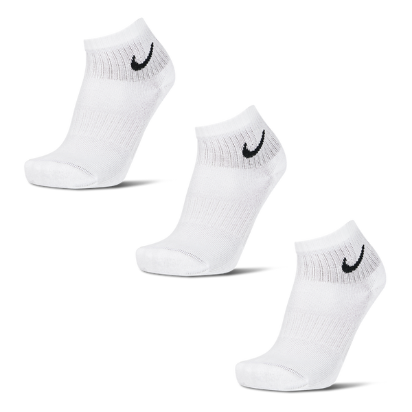 Nike Ankle 3 Pack Small Socks White