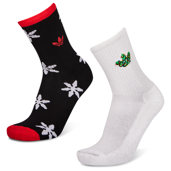 Adidas Crew 2 Pack Unisex Socks Black