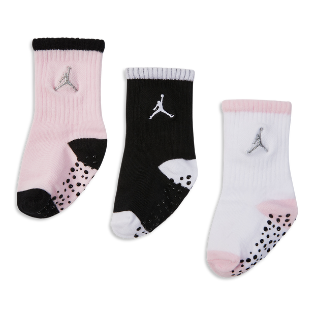 Jordan Speckle 3Pack Crew Unisex Socks Pink