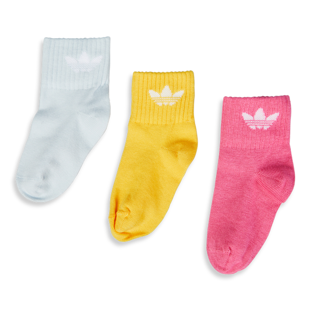 Adidas Mid Ankle 3 Pack Unisex Socks Blue