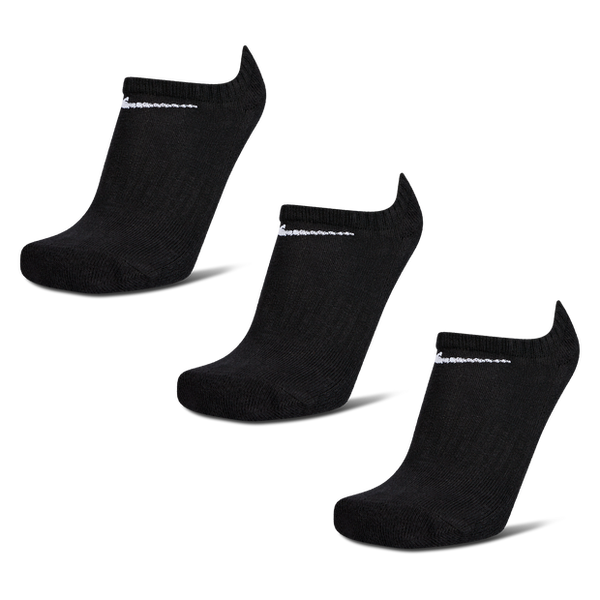 Nike Everyday Cushioned No Show 3 Pack Socks Black