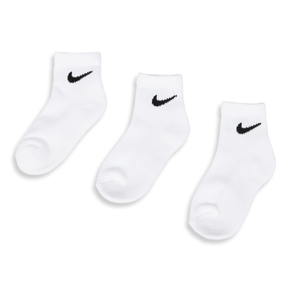 Nike Ankle 3 Pack Unisex Socks White