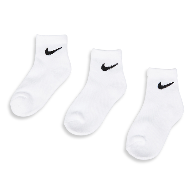 Nike Ankle 3 Pack Unisex Socks White