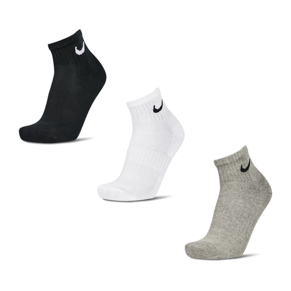 Nike Everyday Cushioned Ankle 3 Pack Socks White