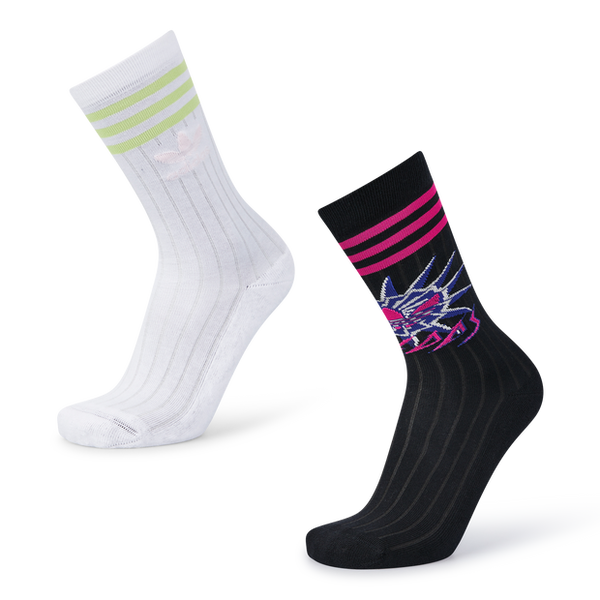 Adidas Crew Sock 2 Pack Unisex Socks Cotton White