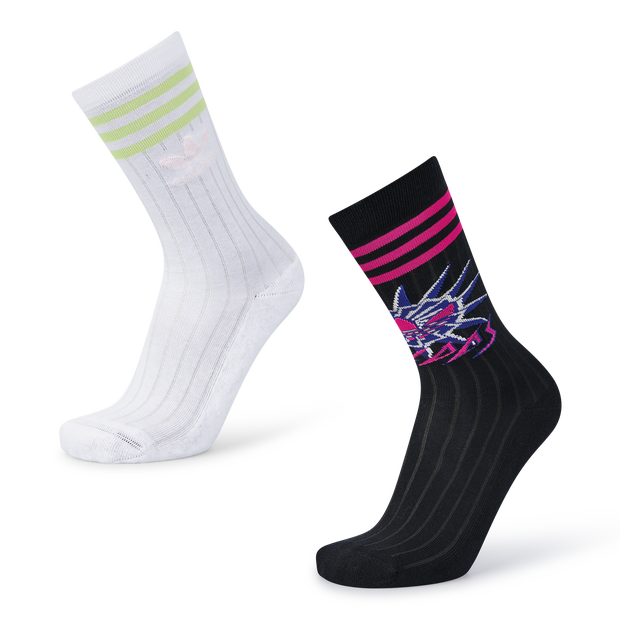 Adidas Crew Sock 2 Pack Unisex Socks Cotton White