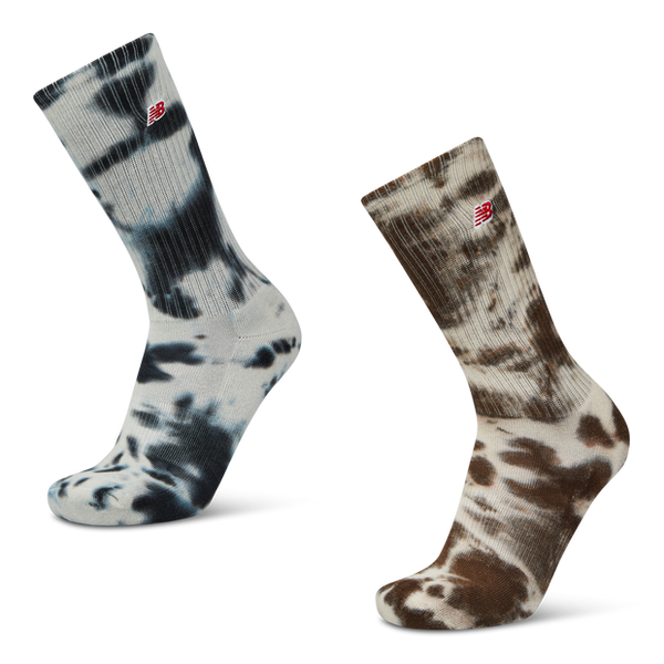 New Balance Crew 2 Pack Unisex Socks Cotton Grey