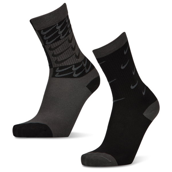 Nike Crew 2 Pack Unisex Socks Grey