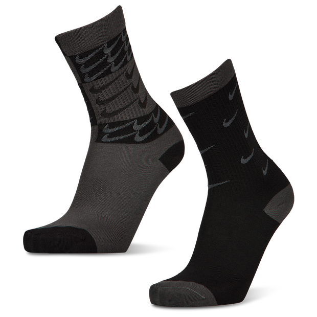 Nike Crew 2 Pack Unisex Socks Grey
