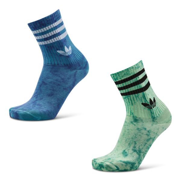 Adidas Crew 2 Pack Unisex Socks Blue