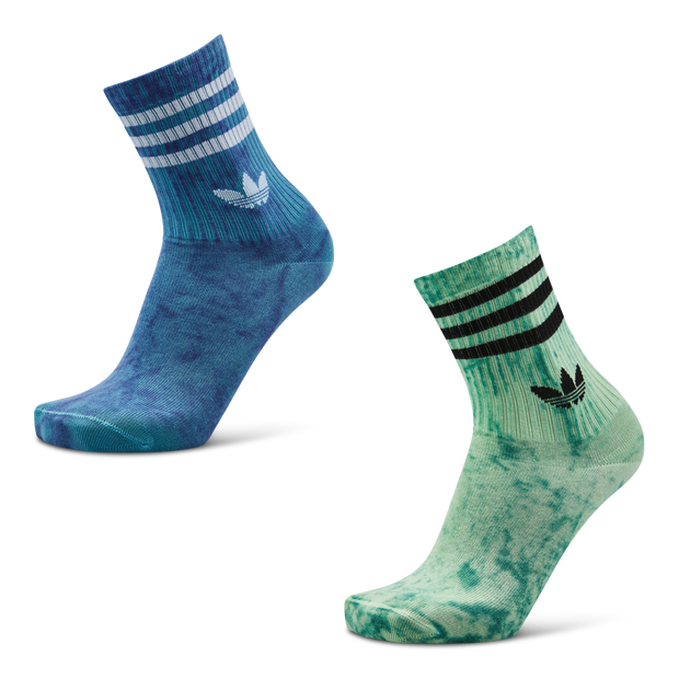 Adidas Crew 2 Pack Unisex Socks Blue