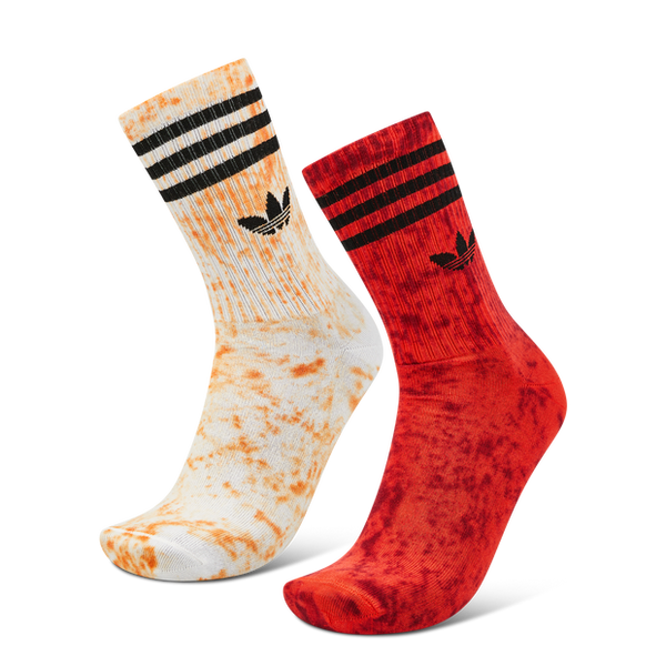 Adidas Crew 2 Pack Unisex Socks Red