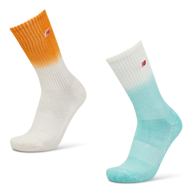 New Balance Crew 2 Pack Unisex Socks Cotton Orange