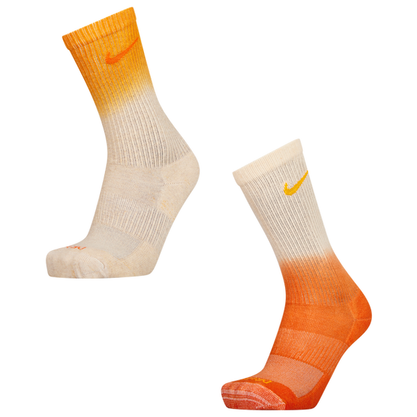 Nike Everyday + Cushioned Crew 2 Pack Socks Orange