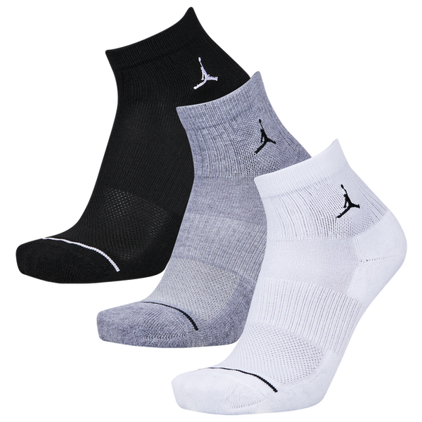 Jordan Everyday Cushioned Ankle 3 Pack Unisex Socks Cotton White