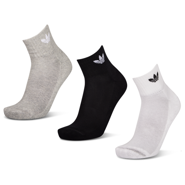 Adidas Ankle 3 Pack Unisex Socks Cotton White