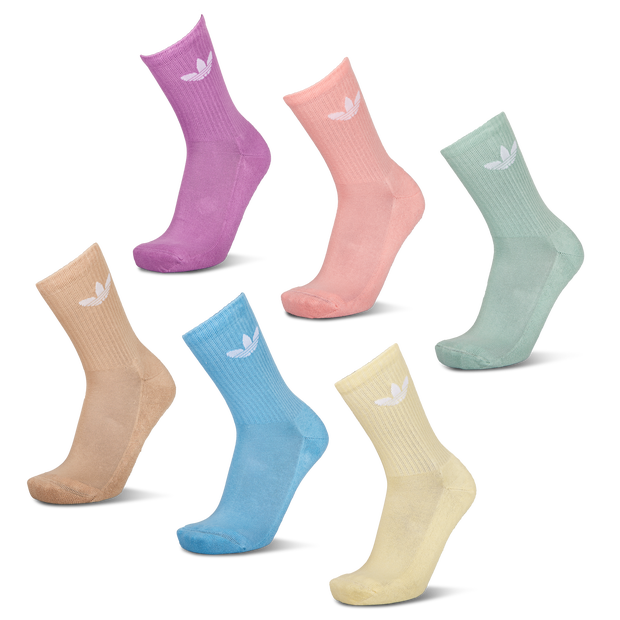 Adidas Crew 6 Pack Unisex Socks Blue