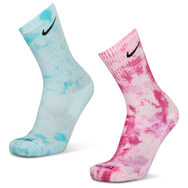 Nike Crew 2 Pack Socks Pink