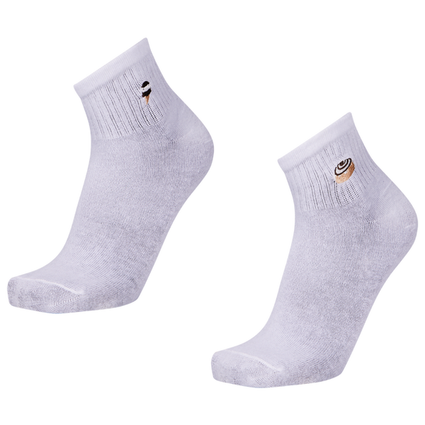 Foot Locker Crew 2 Pack Socks White