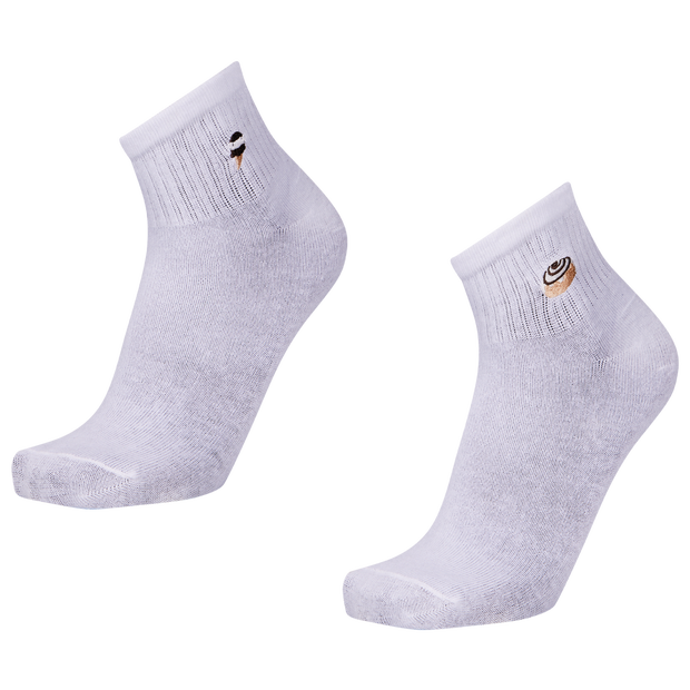 Foot Locker Crew 2 Pack Unisex Socks Cotton White