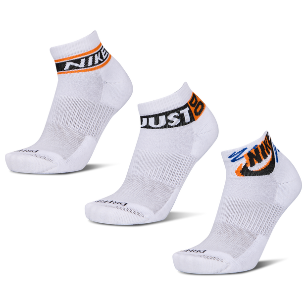 Nike Everyday Cushioned Ankle 3 Pack Unisex Socks White