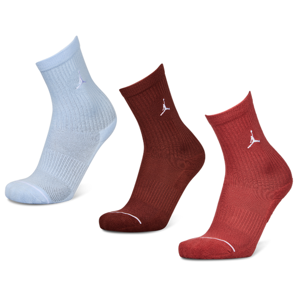 Jordan Everyday Cushioned Crew 3 Pack Unisex Socks Blue