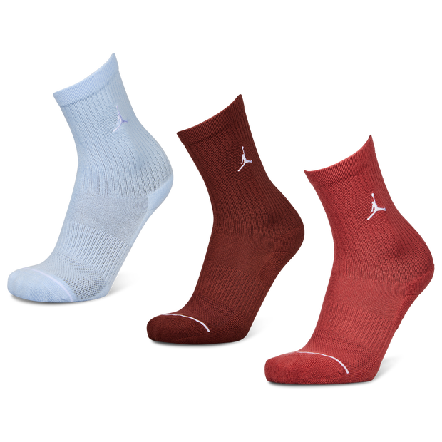 Jordan Everyday Cushioned Crew 3 Pack Unisex Socks Blue