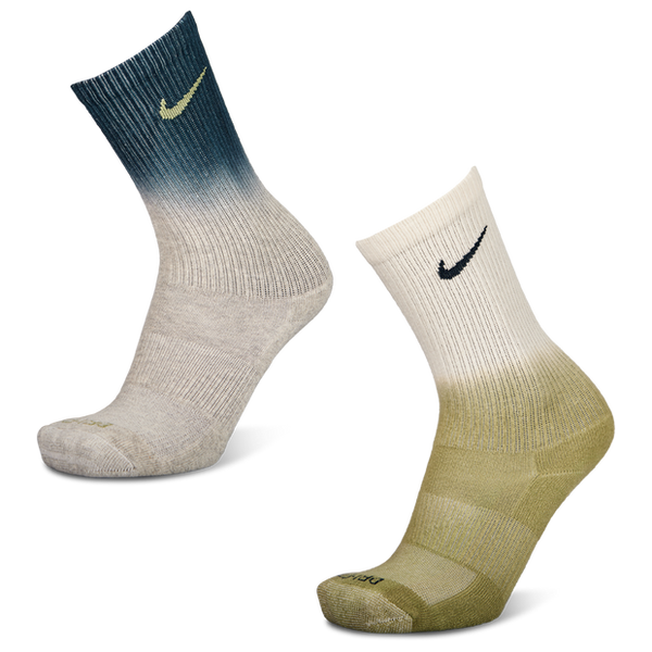 Nike Crew 2 Pack Socks Grey