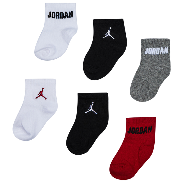 Jordan Ankle 6 Pack Unisex Socks Black