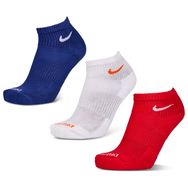 Nike Everyday Cushioned Ankle 3 Pack Unisex Socks Red