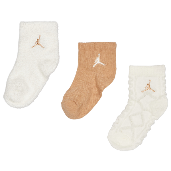 Jordan Ankle No Slip 3 Pack Unisex Socks Cotton Brown